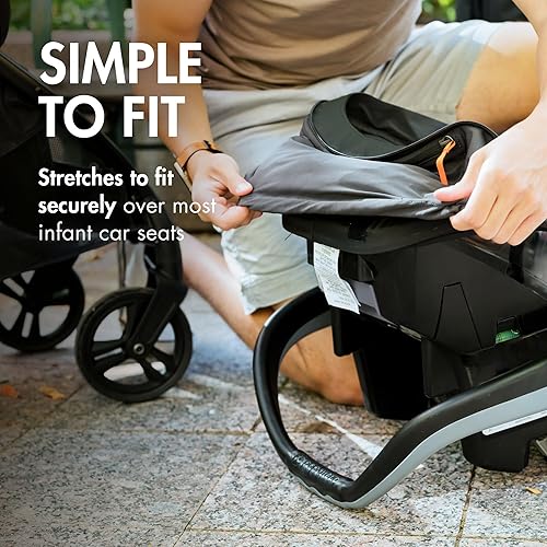 Miniatura 4 de Boon Morph - Funda para asiento de automóvil y toldo para asiento de automóvil, resistente al agua, lavable a máquina, 1 tamaño que se adapta a la