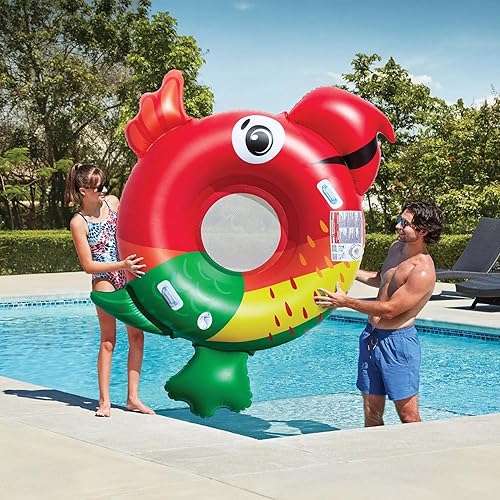Member's Mark - Flotador inflable de gran tamaño para piscina (loro)
