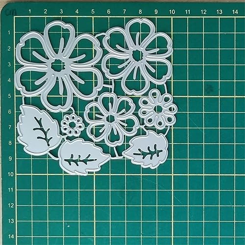 Miniatura 6 de Troqueles para álbumes de recortes, juego de red de marco de capas, troqueles de corte de metal para hacer tarjetas, plantilla de perforación de