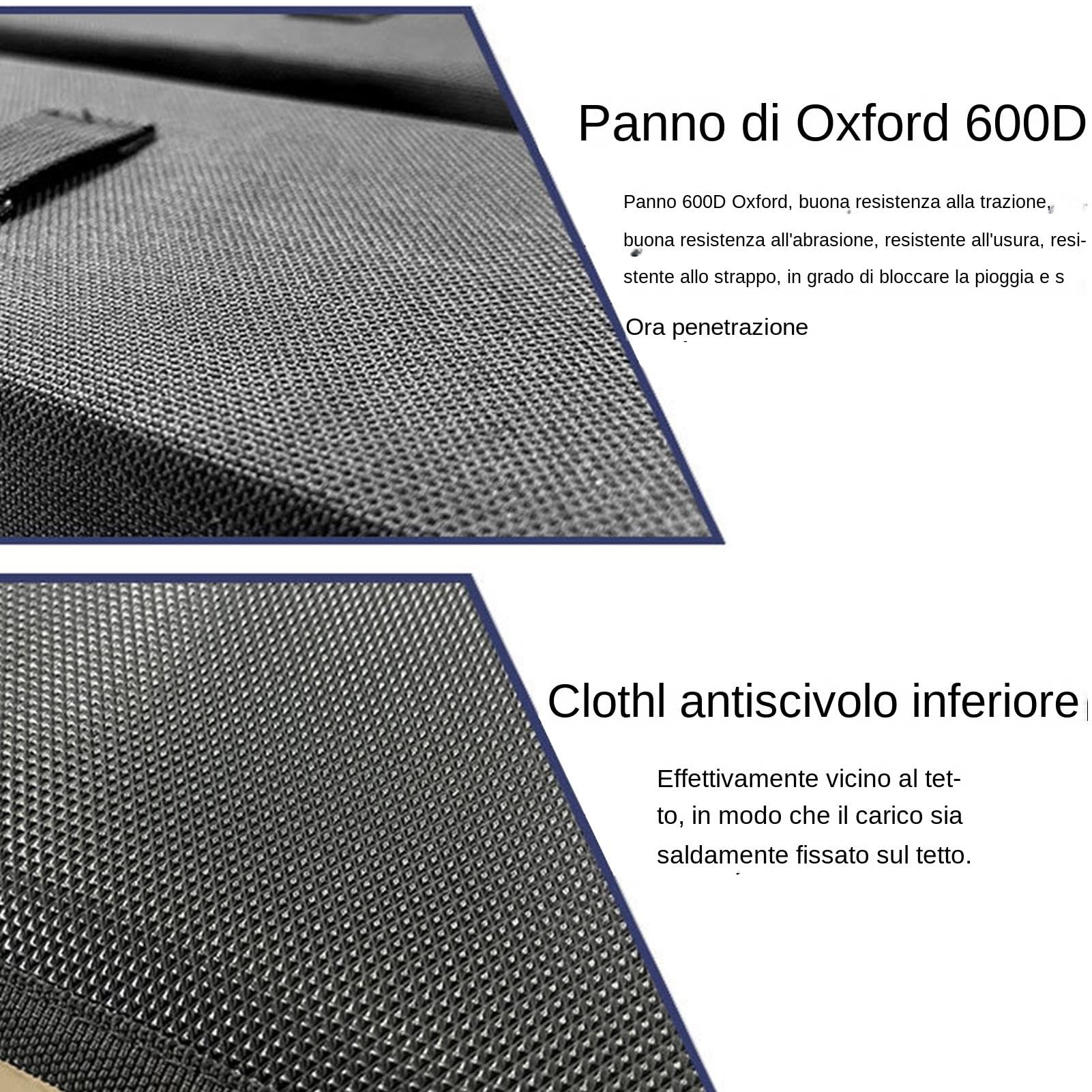 Portapacchi per auto,Portapacchi per auto | Portapacchi antiscivolo in | tessuto Oxford in schiuma EVA per auto - portabagagli Portapacchi per auto con borsa per tavole da surf, kayak, canoa