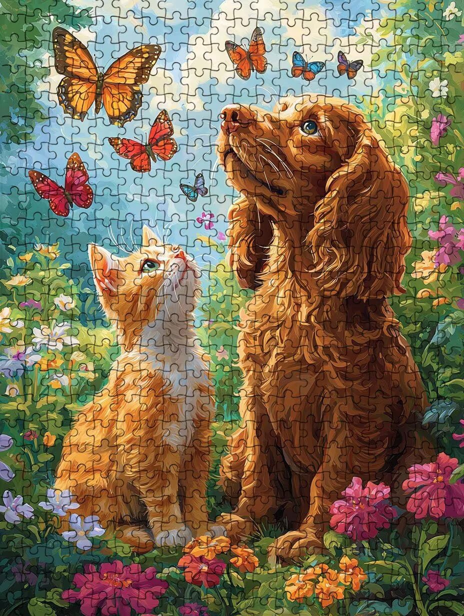 Motyle Puzzle 3000 sztuk, puzzle dla dorosłych, łamigłówki, wyzwanie dekoracja puzzli, rozrywka gra edukacyjna dla całej rodziny, na prezent dekoracja BXHZW7-378
