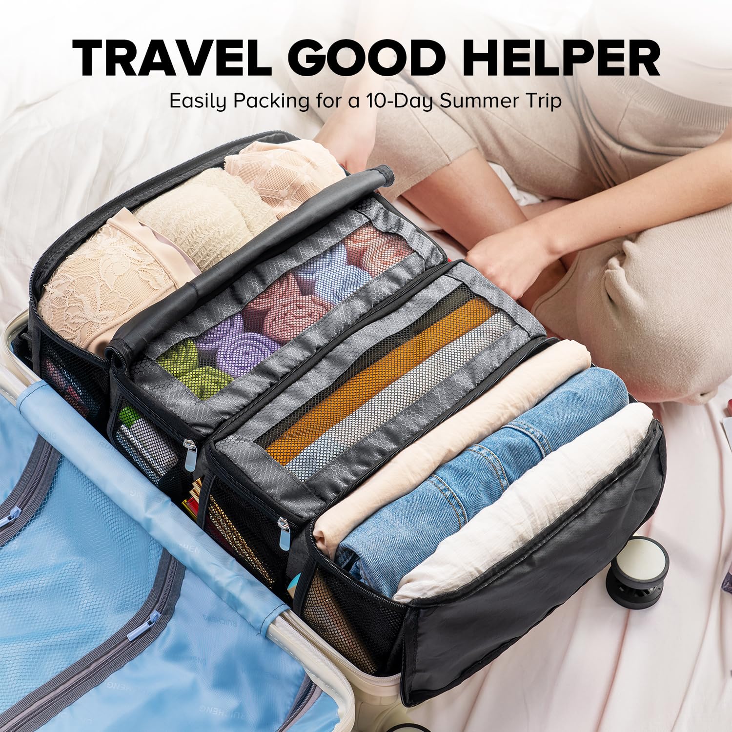 Travel Organizer Carry On Closet Insert Travel Organizer For