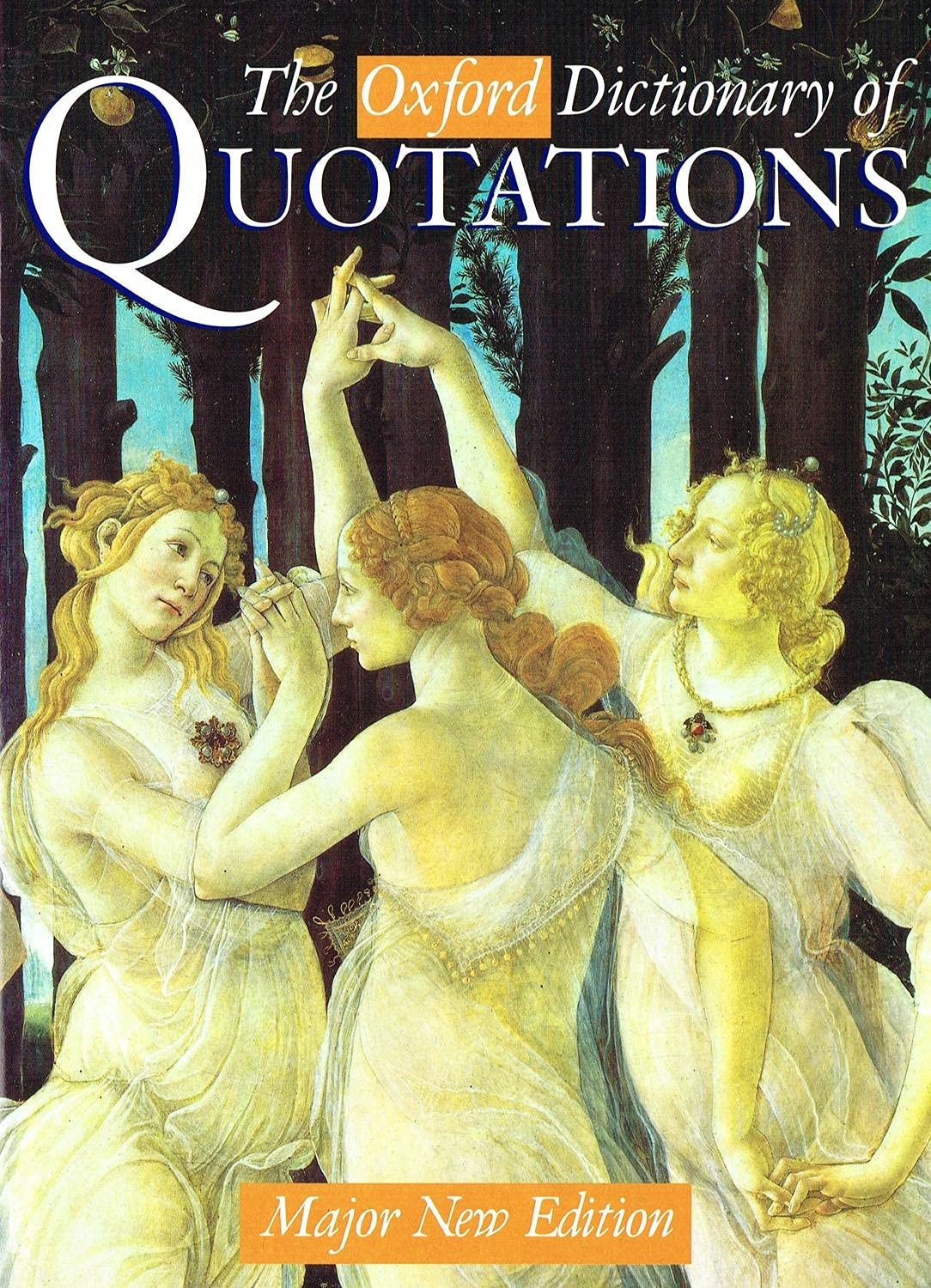 THE OXFORD DICTIONARY OF QUOTATIONS Fifth Edition Knowles, Elizabeth