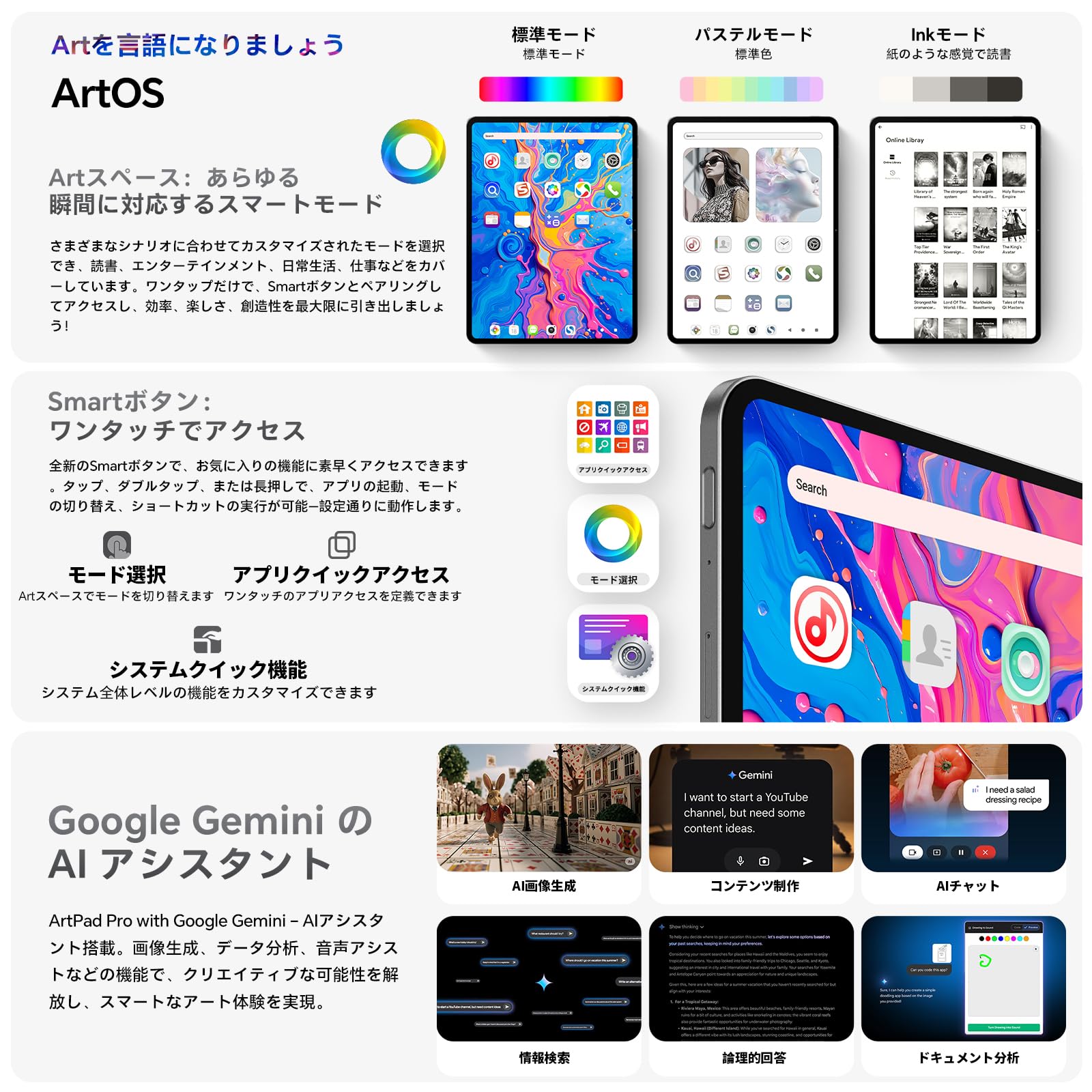 Amazon.co.jp: タブレット 12インチ TECLAST ArtPad Pro Helio G99