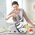 VIVOHOME Rasoir électrique de glace Snow Machine de fabrication de cône argent 143lbs/hr avec pic de glace pour usage domestique et commercial
