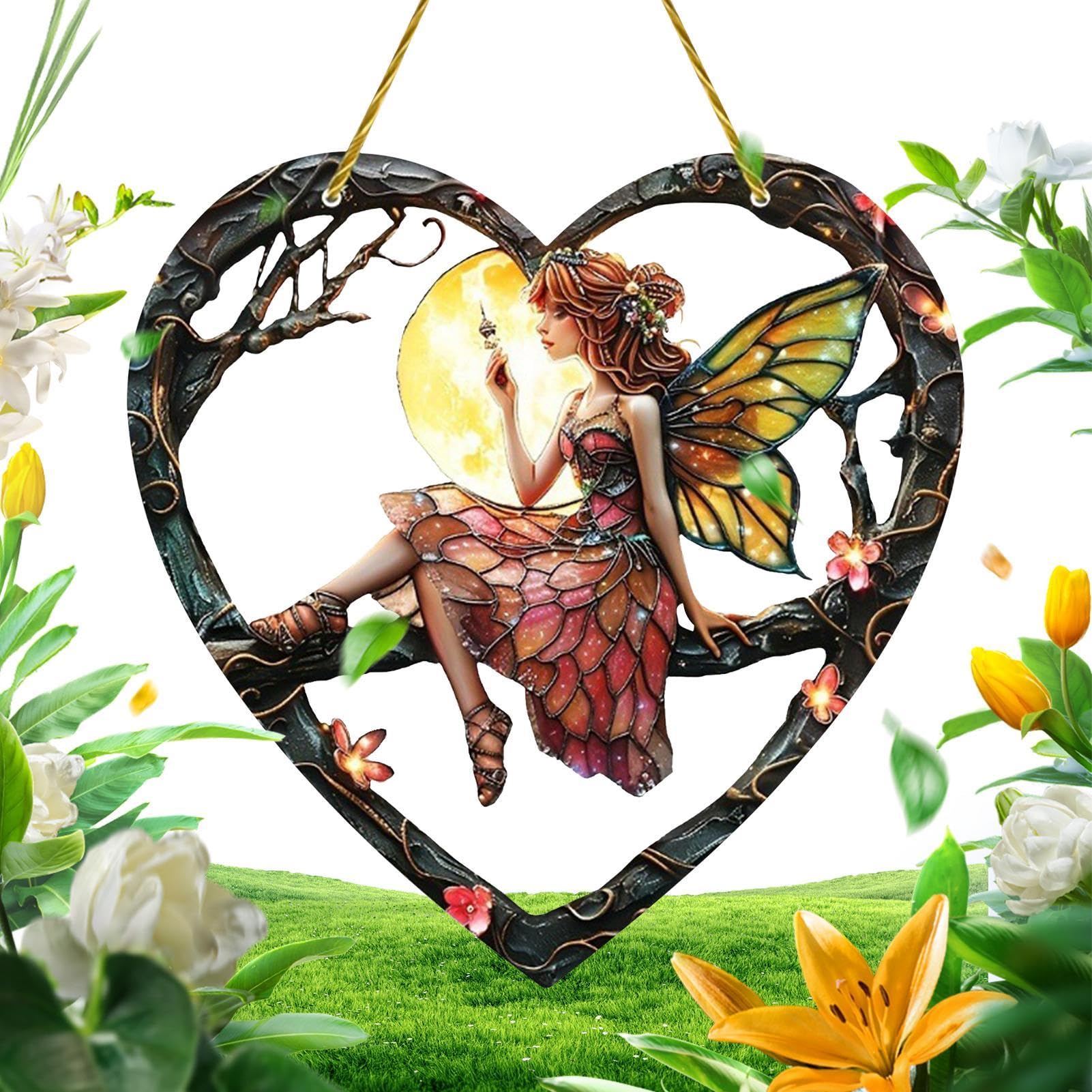 Attrape-soleil En Acrylique En Forme De Cœur De 20 Cm