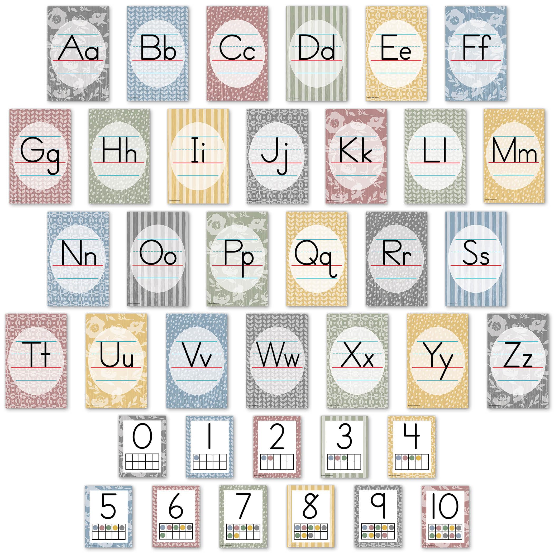 Classroom Cottage Alphabet Bulletin Board (TCR7171)