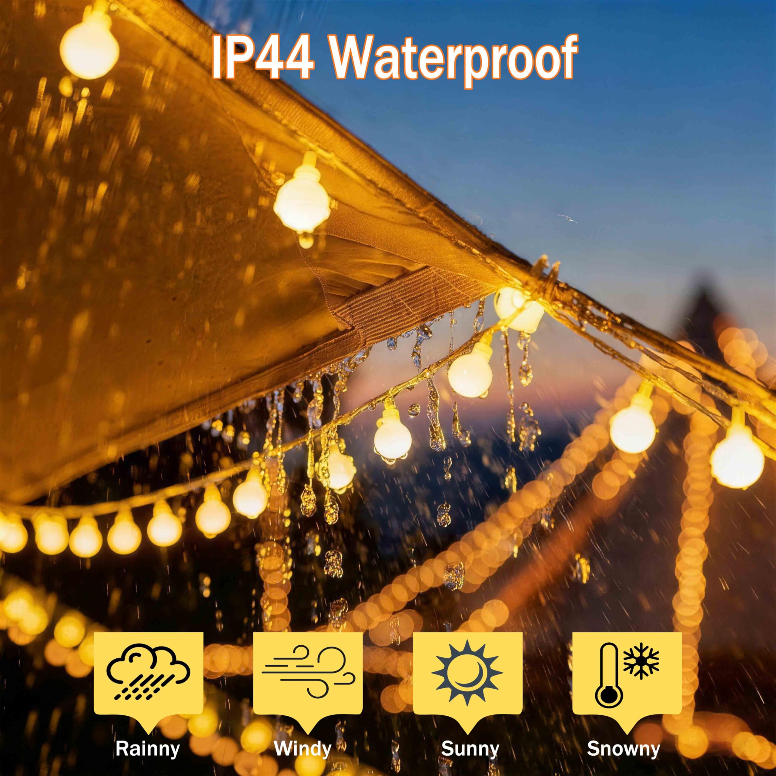 Guirlande Lumineuse, 35M 300LED Guirlande Lumineuse d'Extérieur/Intérieur avec Prise, 8 Modes avec télécommande pour Chambre à Coucher, Fête, Jardin, Noël et Mariage (Blanc Chaud)