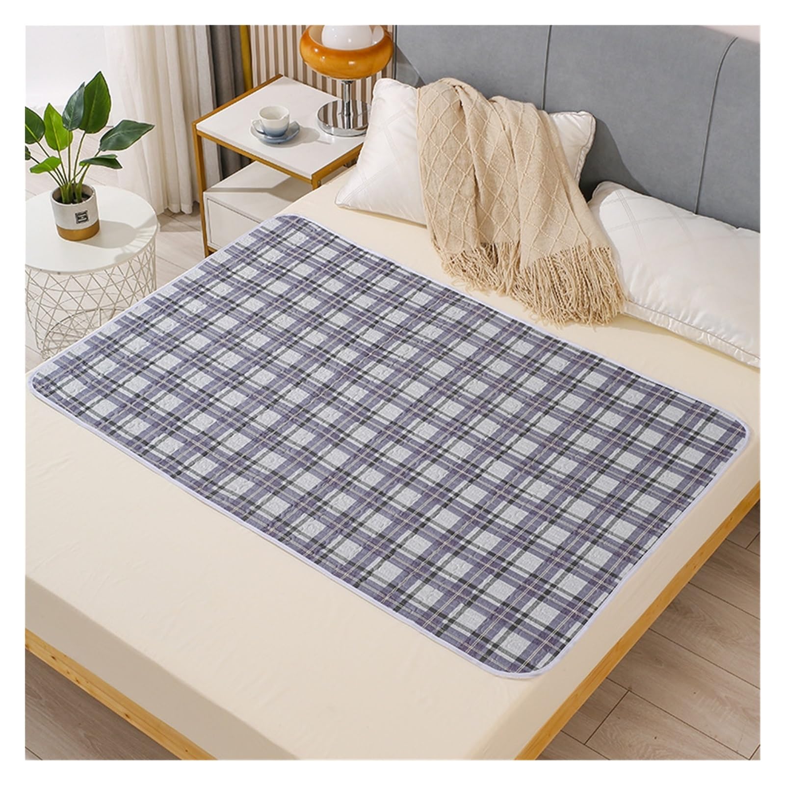Protector de colchón Impermeable Varios tamaños (70-200 cm), Ideal for la incontinencia urinaria, menstruación, Personas Mayores, discapacitados y bebés. También Disponible en(Color18)