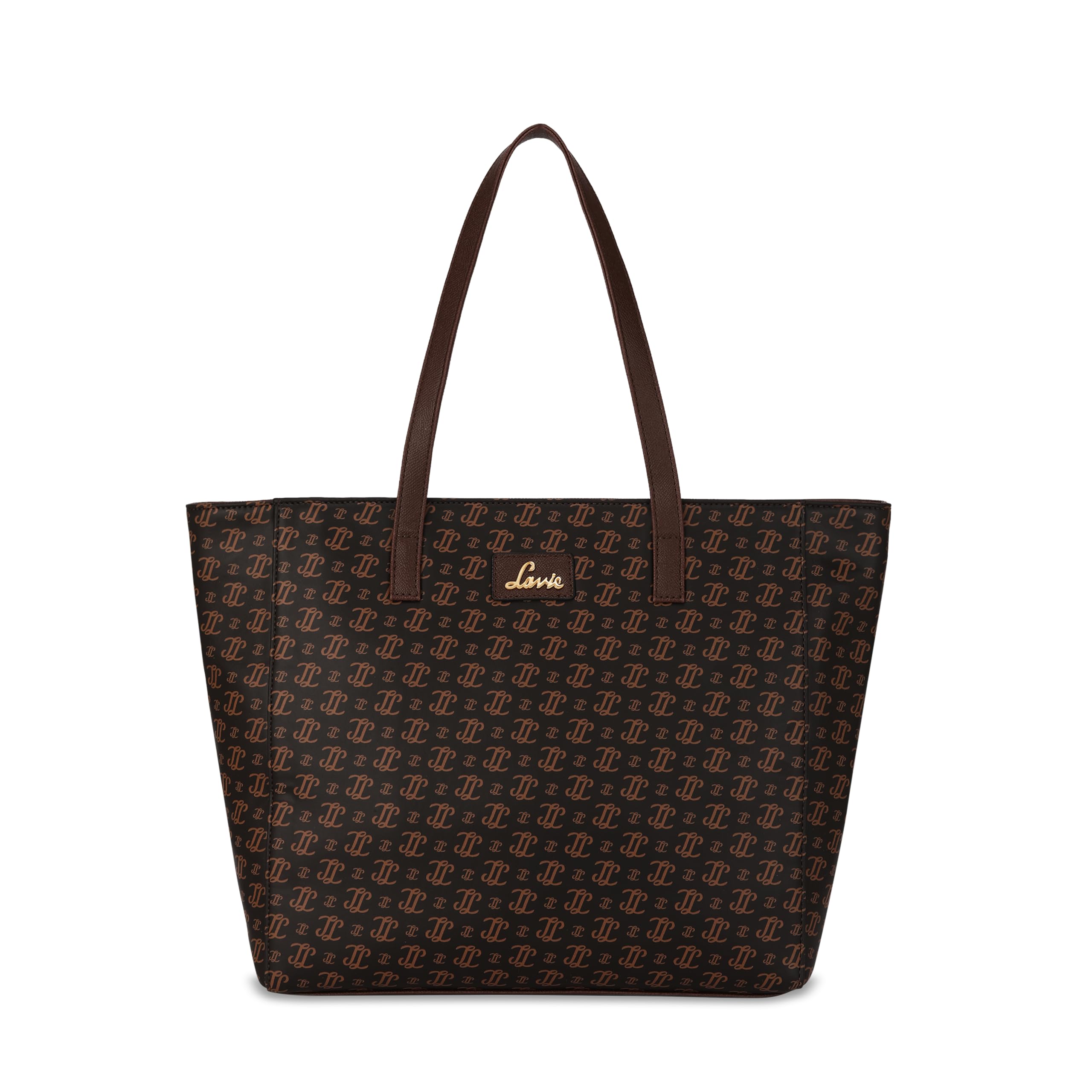 Women's Mono Amanda Monogram LL Print Tote Handbag | Tote Bag for Work | Ladies Purse | Stylish Shoulder Bag | Gift for Women