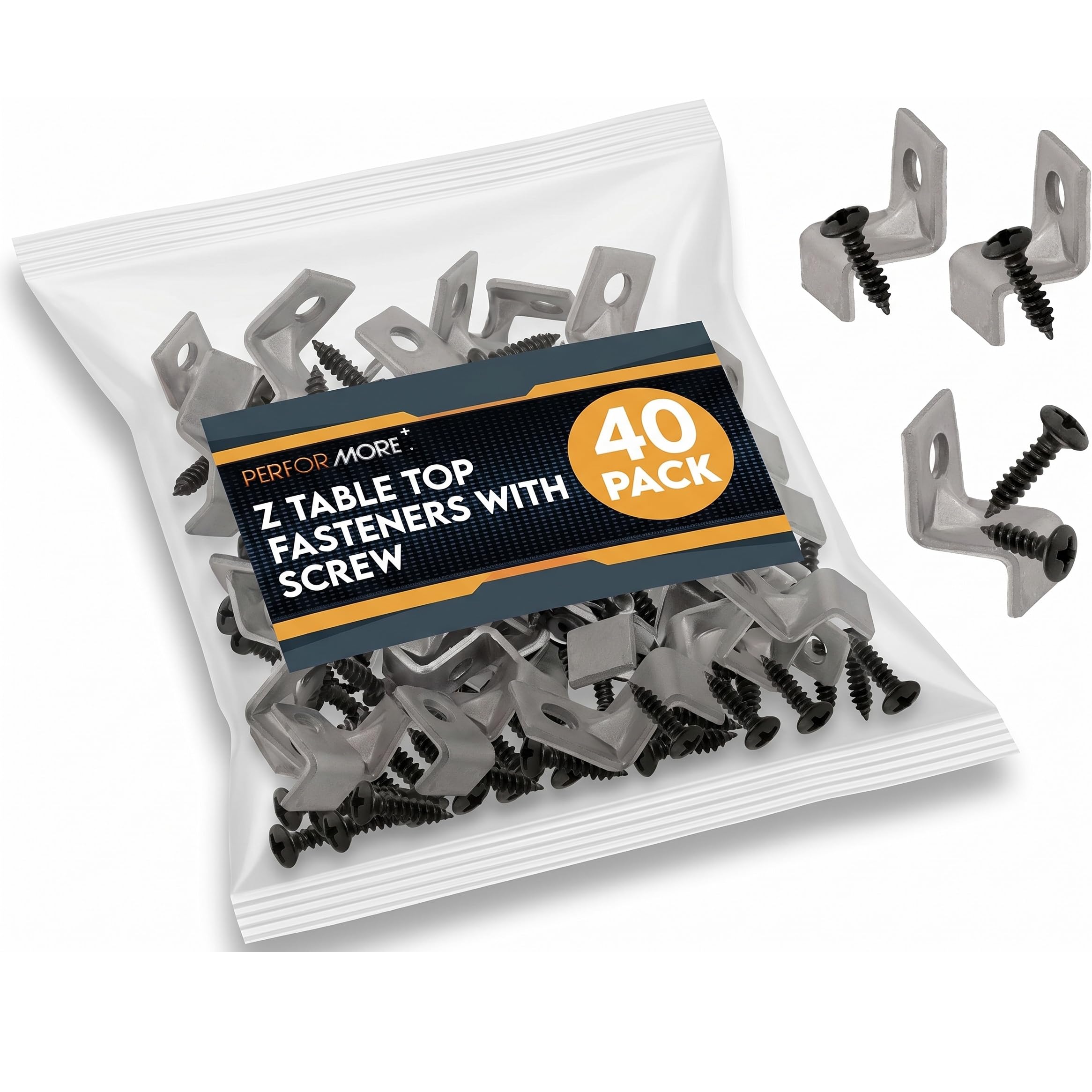 Performore Z Clips 40-Pack