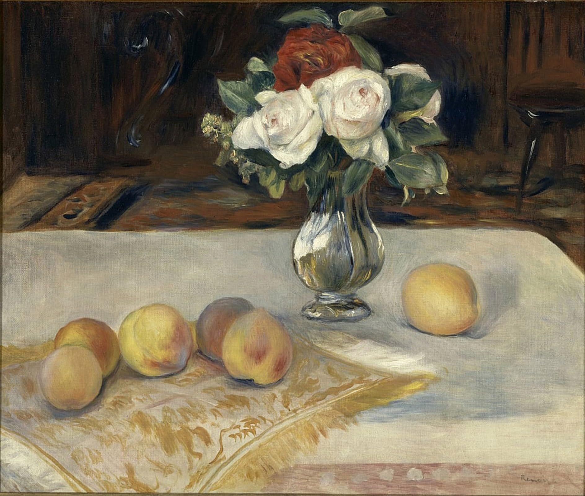POSTERIIk Famous Print Pop Art Wall Art Graffiti Still Life Famous Artist by Pierre Auguste Renoir Art Prints for Home Decor 60x90cm
