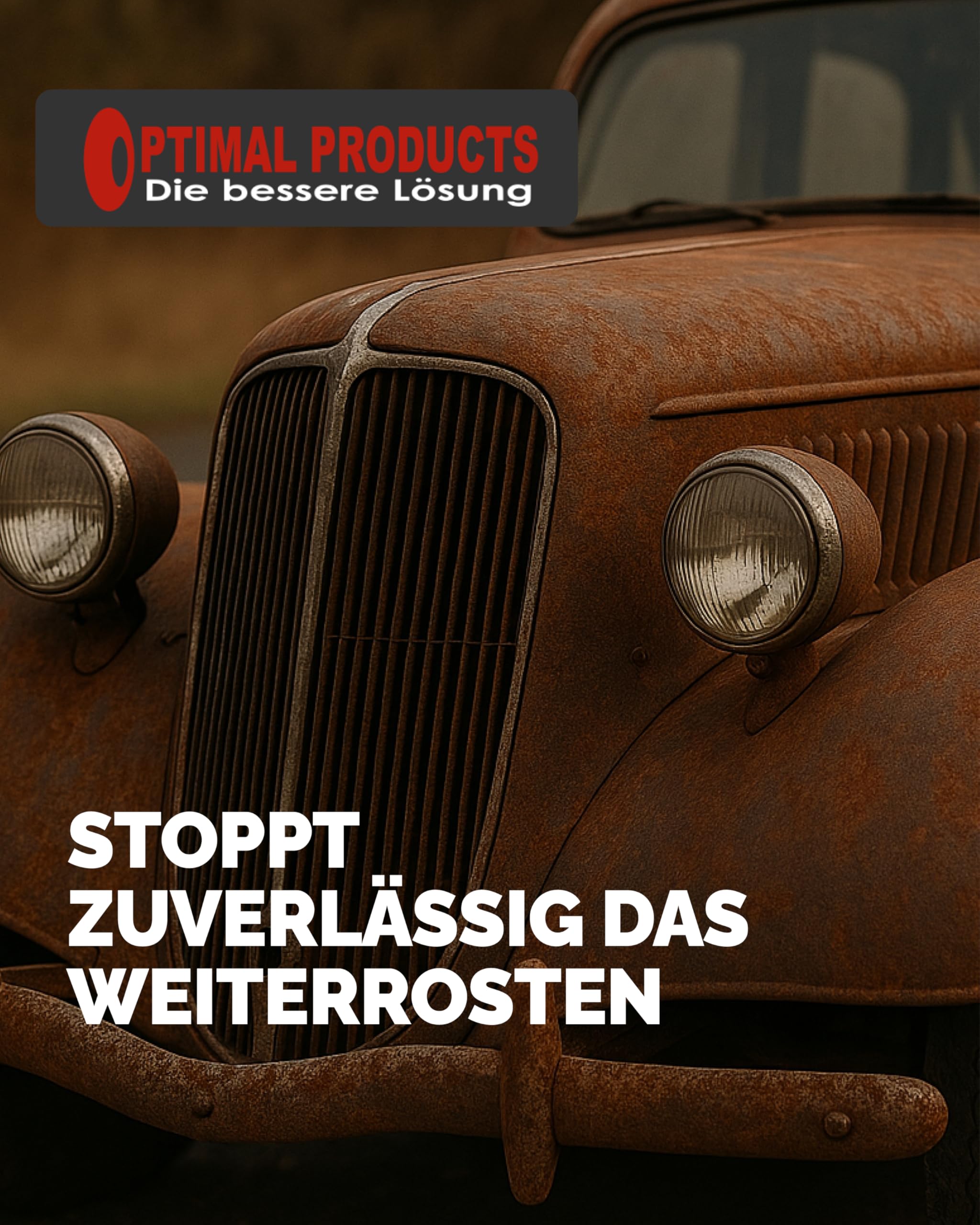 Optimal Products Rostumwandler 5l - Rostentferner und Rostschutz mit Phosphatiereffekt - Anwendbar auf allen metallischen Flächen - Sprühbar