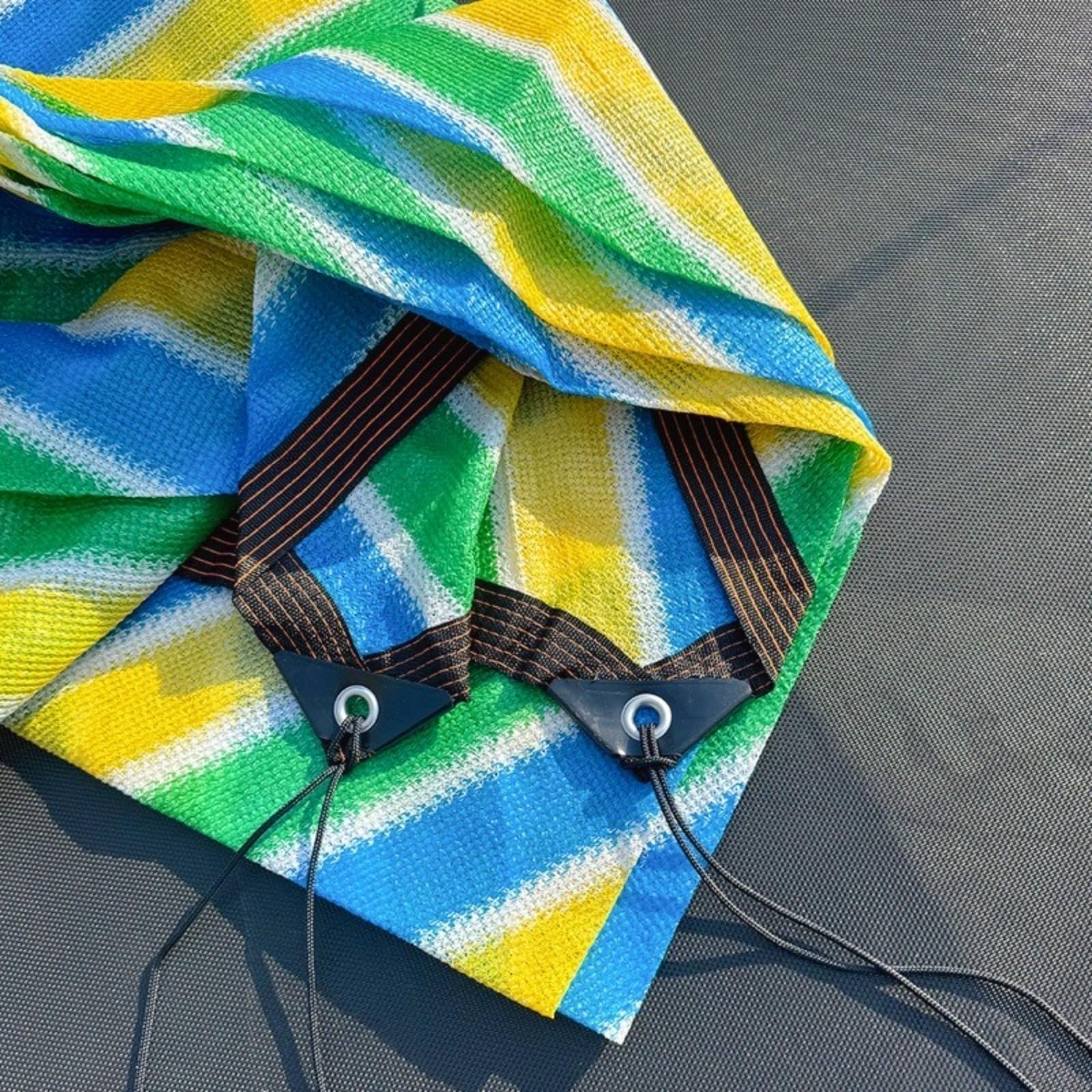 Neu Trampolin Sonnenschutz Abdeckung Upgrade, 244 305 366 427cm Trampolin Sonnenschutznetz, 8/6 Stangen Multifunktionales TrampolinSchutzwerkzeug, UV-Schutz, einfache Installation, TrampolinZubehör