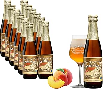 12 x 0,25l Lindemans Pecheresse- fruchtiges Lambic- Bier aus Belgien