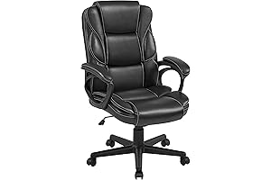 Ergonomic Yaheetech Desk Chair - Enhanced Executive Comfort