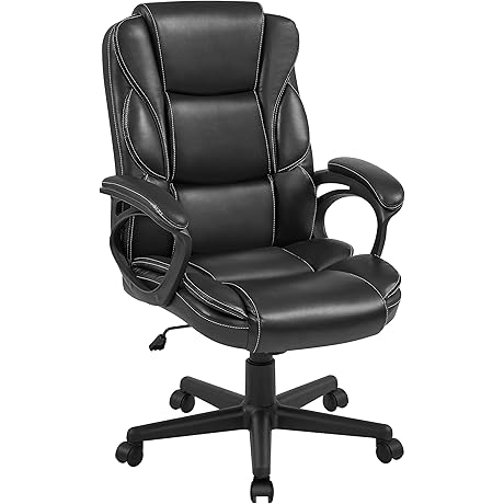 Ergonomic Yaheetech Desk Chair - Enhanced Executive Comfort