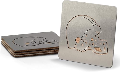 Vista 26 de Portavasos de la NFL de acero inoxidable Sportula Products, Metálico