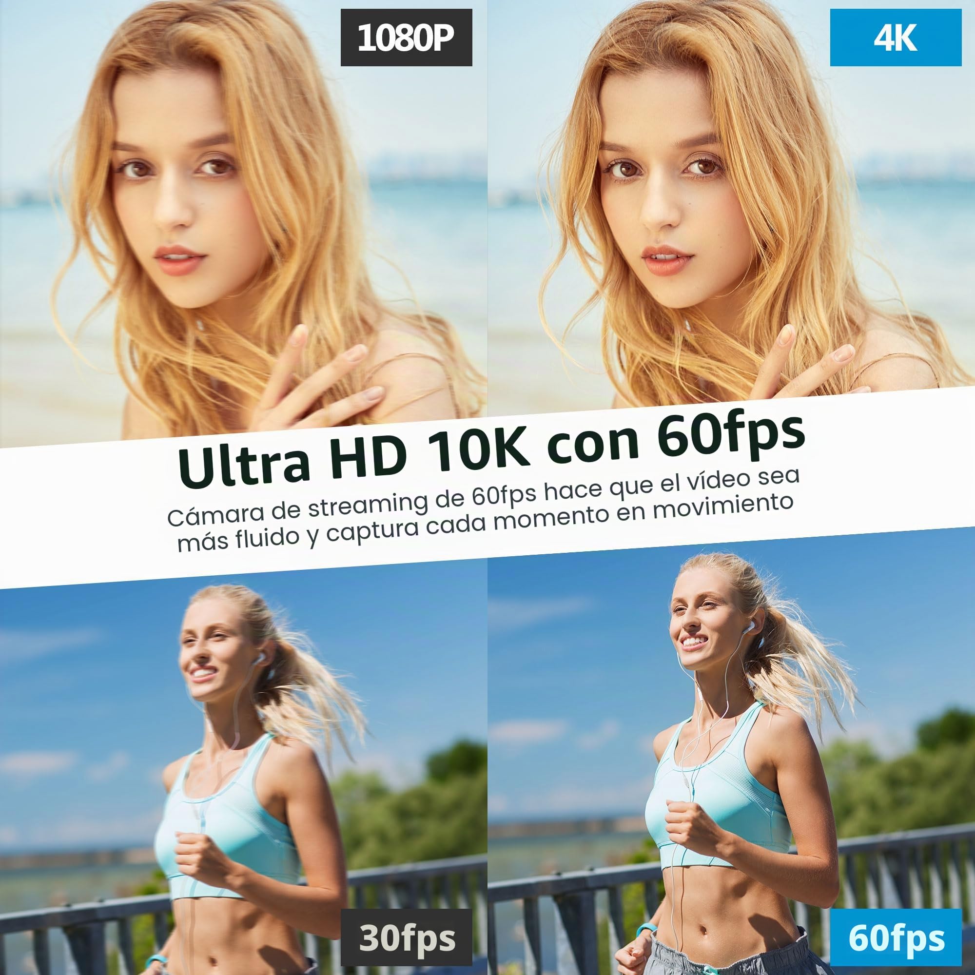 ELP 4K USB3.0 HDMI USB Cámara Zoom Manual 5-50mm 10X Webcam 4K 60fps PC Cámara Ordenador Cámara Ordenador Primer Plano USB Cámara H.264 Industrial USB Cámara de Seguridad