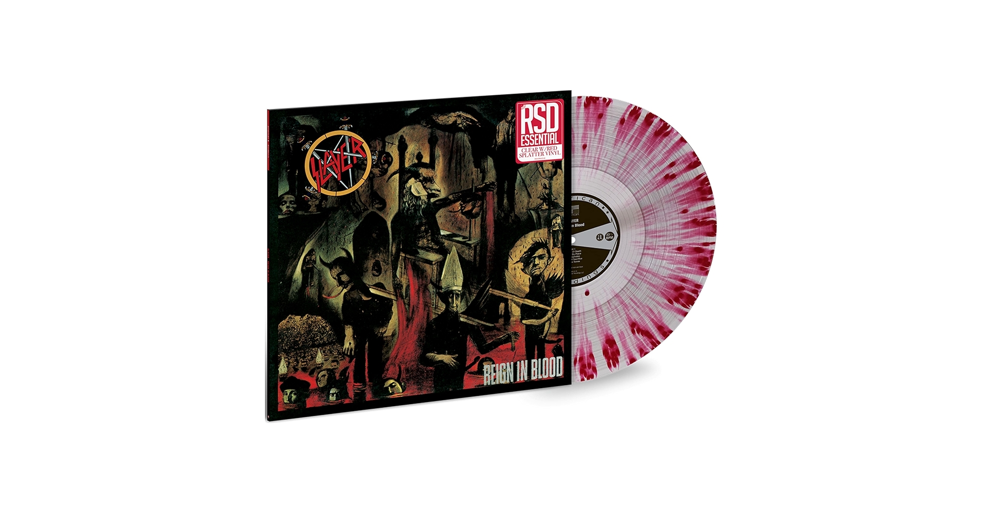 Amazon.com: Reign In Blood Clear With Red LP Record: CDs & Vinyl