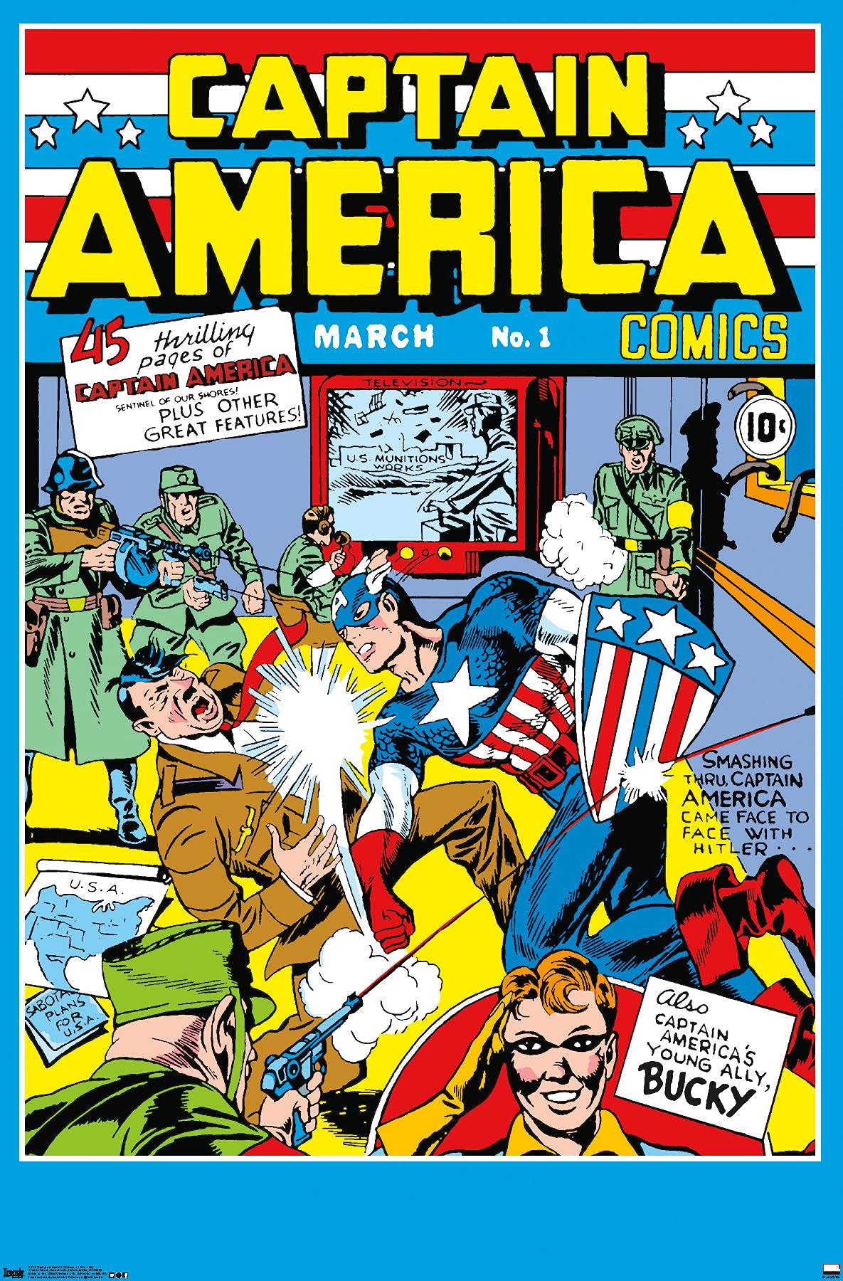 Amazon.com: Trends International 24X36 Marvel Comics - Captain