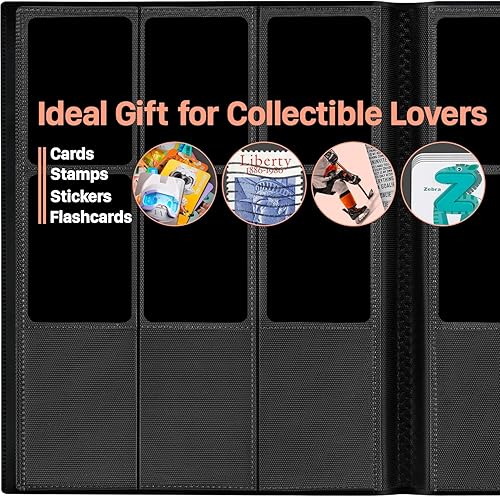 Miniatura 2 de Carpeta de tarjetas coleccionables de 9 páginas de bolsillo, carpeta de tarjetas de hockey deportivo, carpeta de tarjetas de béisbol de carga