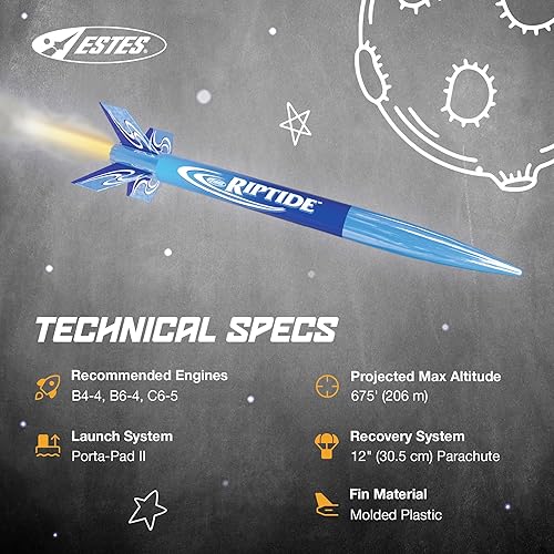 Miniatura 5 de Estes 1403, juego de lanzamiento de Riptide