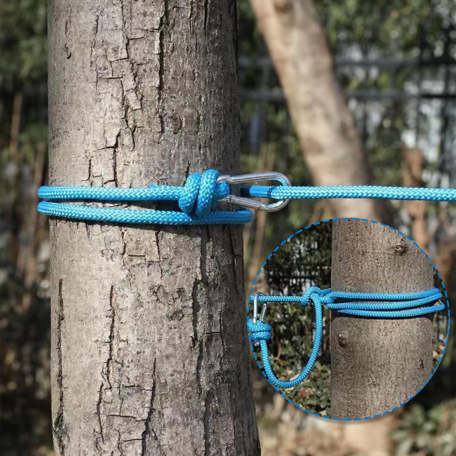Corda Per Stendibiancheria 15 M | Diametro 8 Mm In Poliestere | Multiuso Per Esterno E Campeggio | Blu