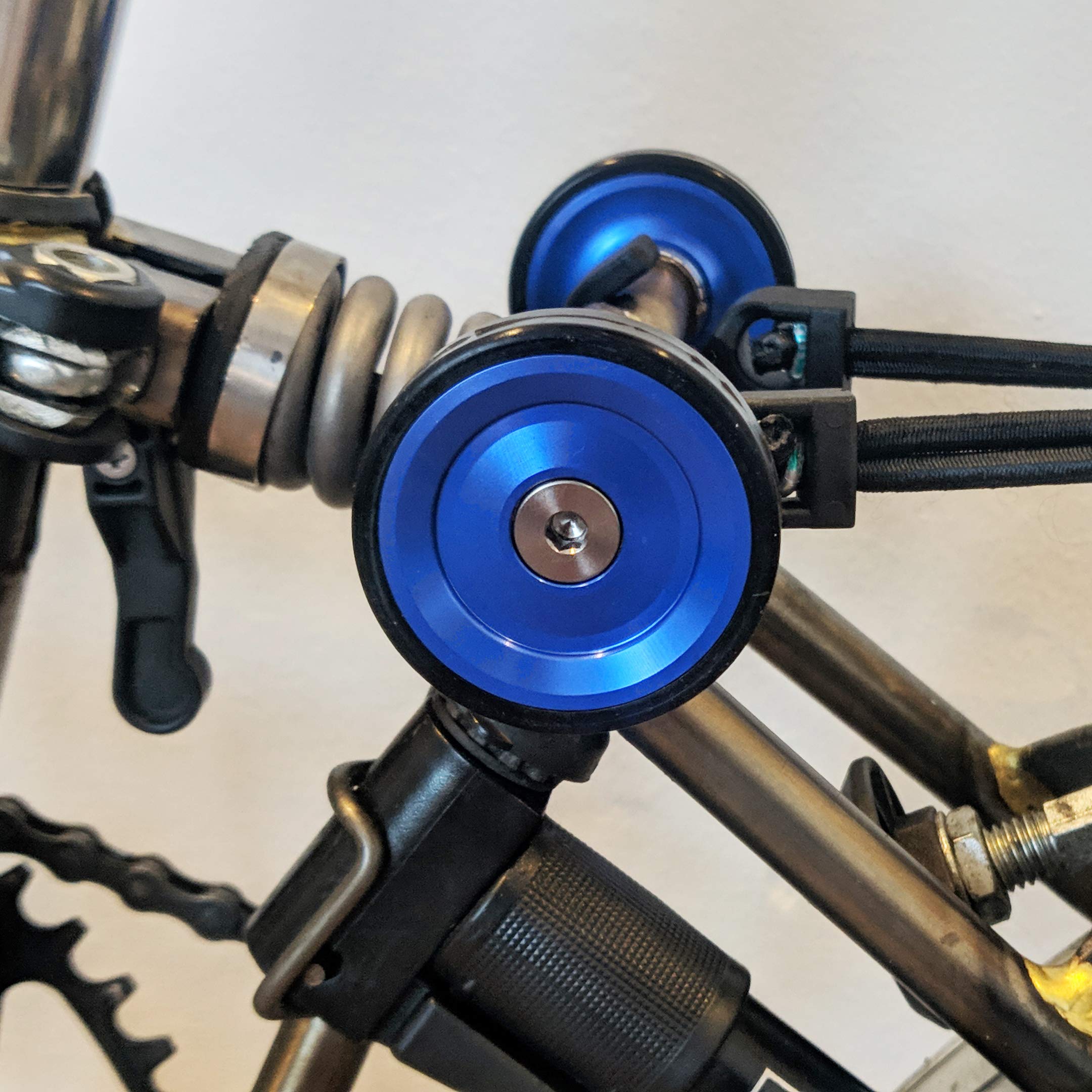 Roues Faciles En Titane Pour Brompton – Novdesign – 90g – Réversibles