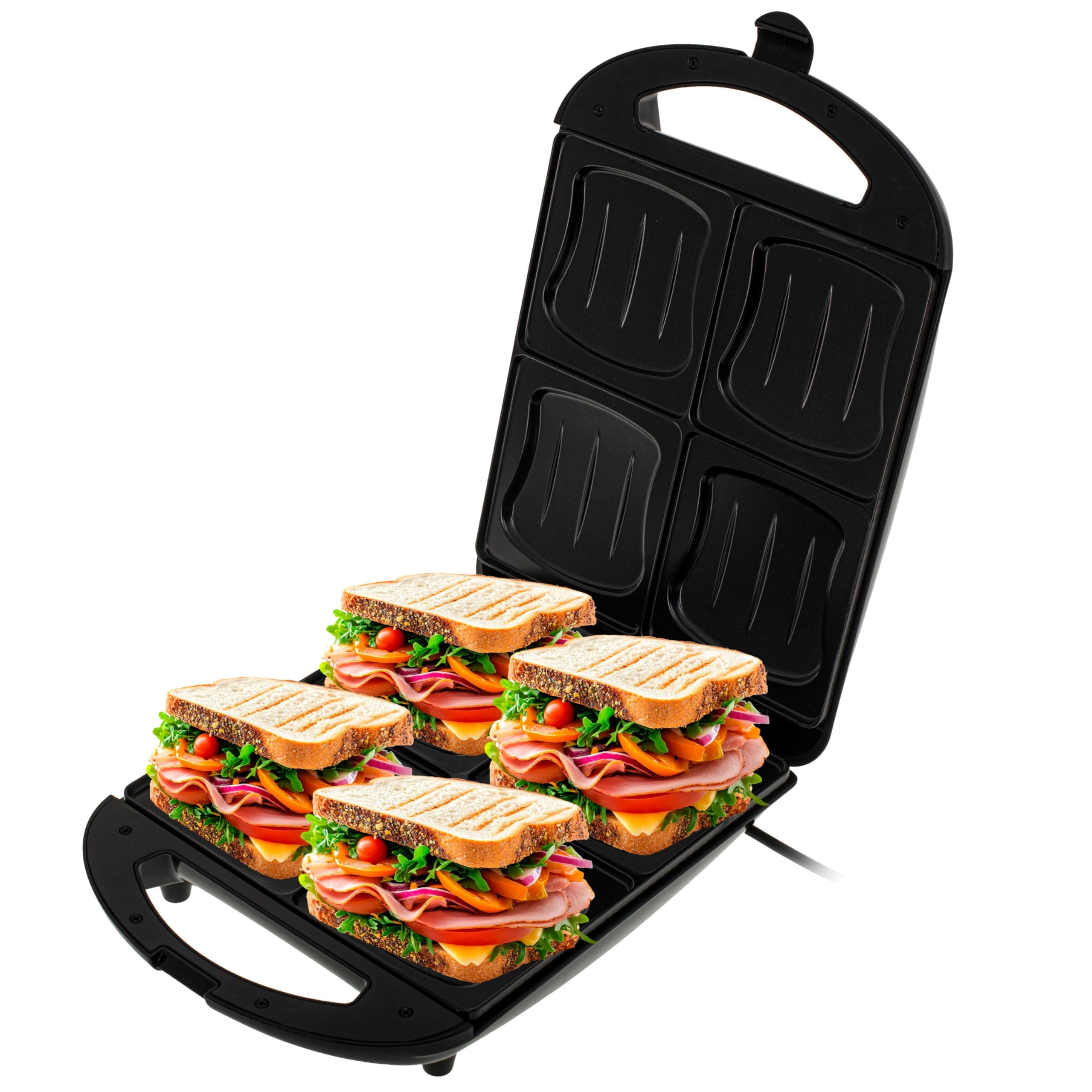 ADLER EUROPE Sandwich, 4 sándwiches, Tostado XXL, BIG American Sandwich