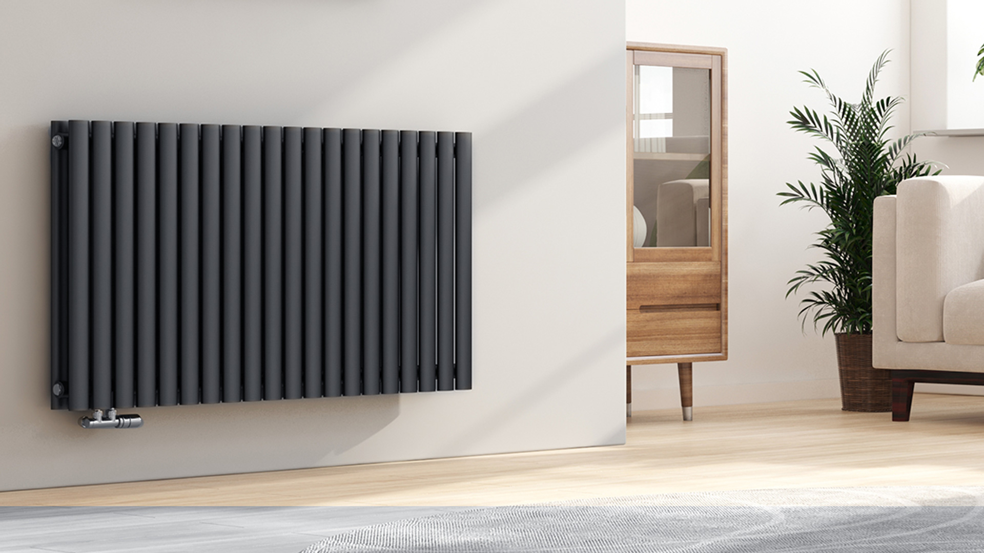 EMKE Traditional Radiator Horizontal Triple Column Cast Iron White Central Heating Rad 600x830mm 76849736 - View #7