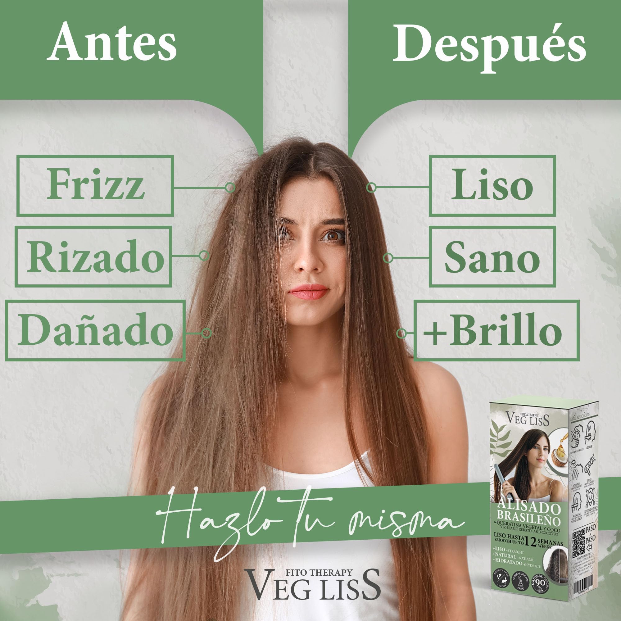 Cabello Alisado Vegetal Veg Liss Amazon VEG LISS NUEVO Alisado
