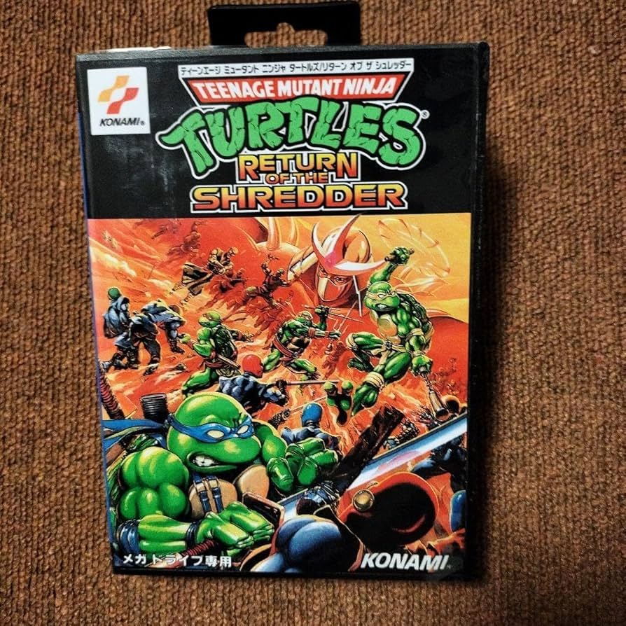 MD メガドライブ TMNT ミュータントタートルズ リターン オブ ザ
