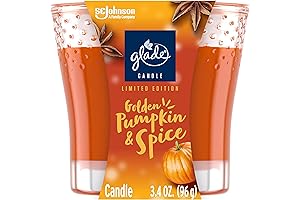Glade Golden Pumpkin Spice Jar Candle: An Autumnal Aroma of Spice and Warmth