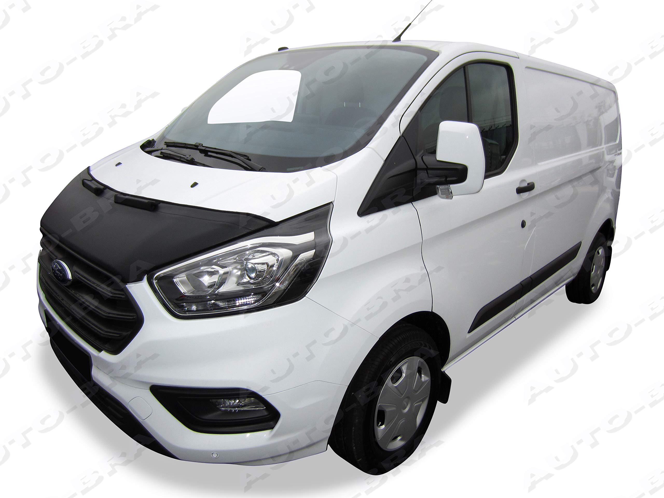Auto Bra Per Cofano Ford Transit Tourneo Custom 2012-2017 – Protettivo In PVC, Montaggio In 2 Minuti, Prodotto In Germania