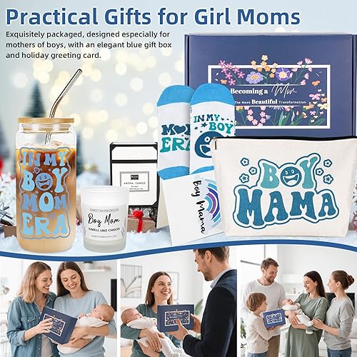 Miniatura 7 de Regalos para mamá para mujeres, 5 piezas de regalos para mamá para futuras mamás, paquete de cuidado para nuevas mamás después del bebé, esenciales