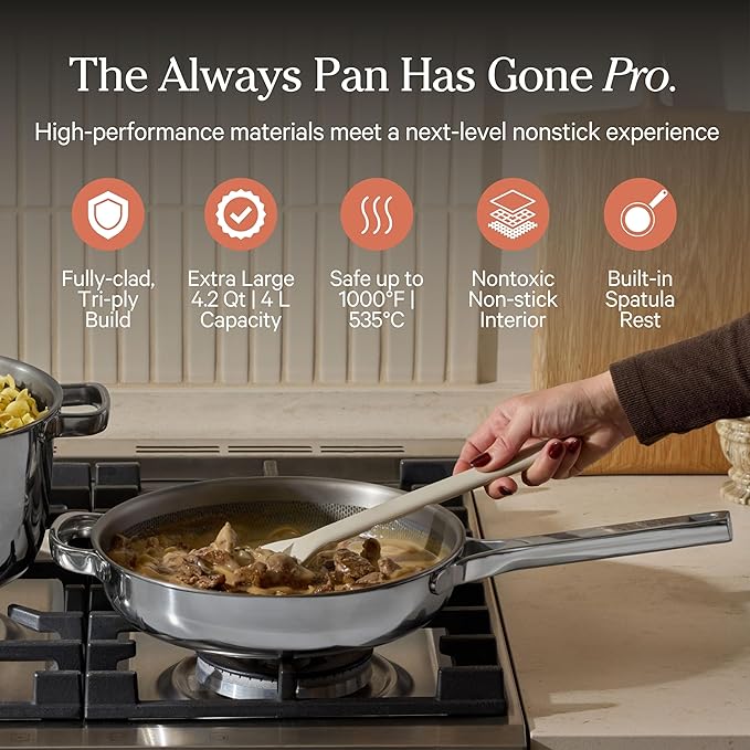 Introducing the latest revolution in cookware, featuring groundbreaking No-Coat Technology. This innovative product boasts a non-toxic, nonstick titanium interior that is completely free of any coatings and manufactured without PFAS or Forever Chemicals, ensuring a safe and long-lasting cooking experience. Designed with environmentally conscious cooking in mind, this pan delivers exceptional performance without compromising your health or the planet.