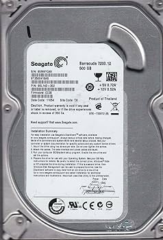 Seagate 500 GB Barracuda Sata 7200 RPM 16 MB 3.5-Inch