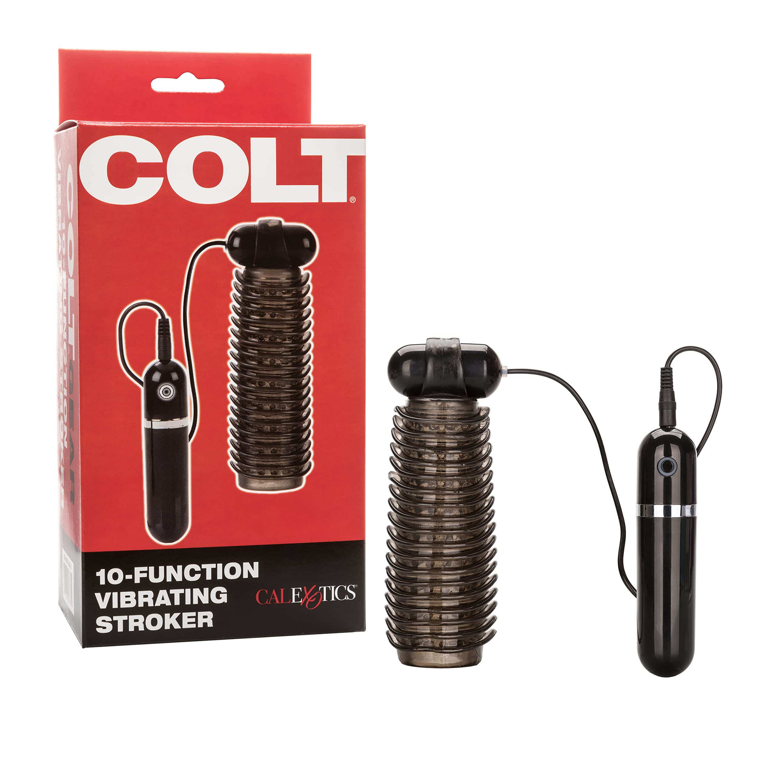 California Exotic Novelties 10-Function Adonis Vibrating Stroker - Smoke,SE-0970-20-3