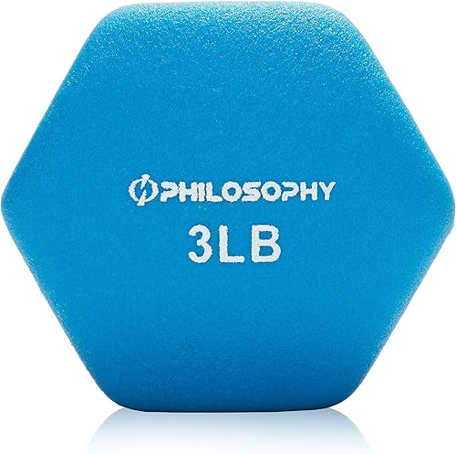 Miniatura 3 de Philosophy Gym Juego de 2 mancuernas de neopreno con forma hexagonal