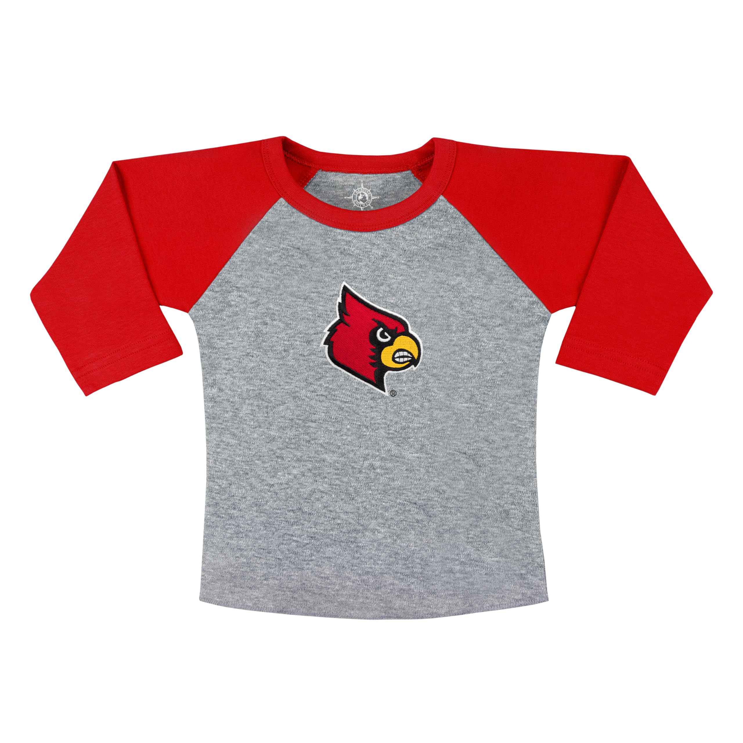 College Baby NCAA Infant and Toddler Baseball Shirt Raglan 3/4 Length Sleeve
