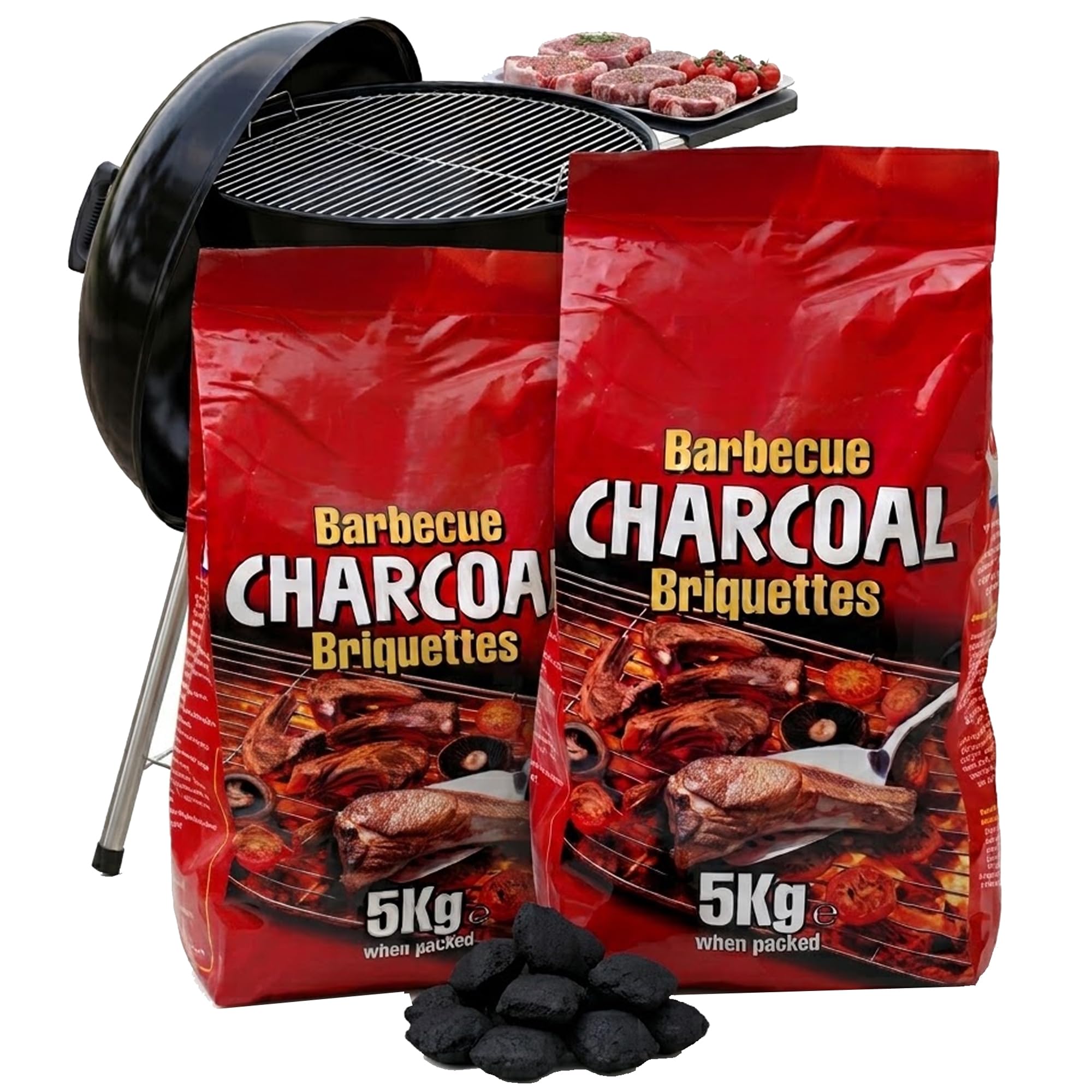 Charcoal BBQ Briquettes 5KG Long Burning Barbecue Charcoal Fast Lighting