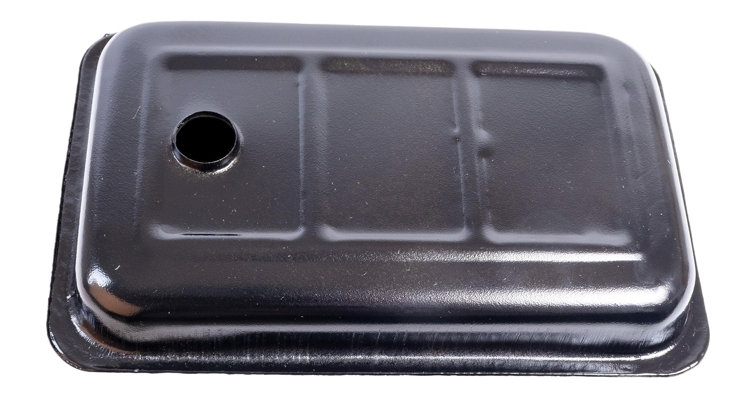 Silenciador para motoazada Ama compatible con JLO, brida de 2 orificios, accesorio de 30 mm, altura 140 mm, distancia entre ejes 56 mm, Made in Italy