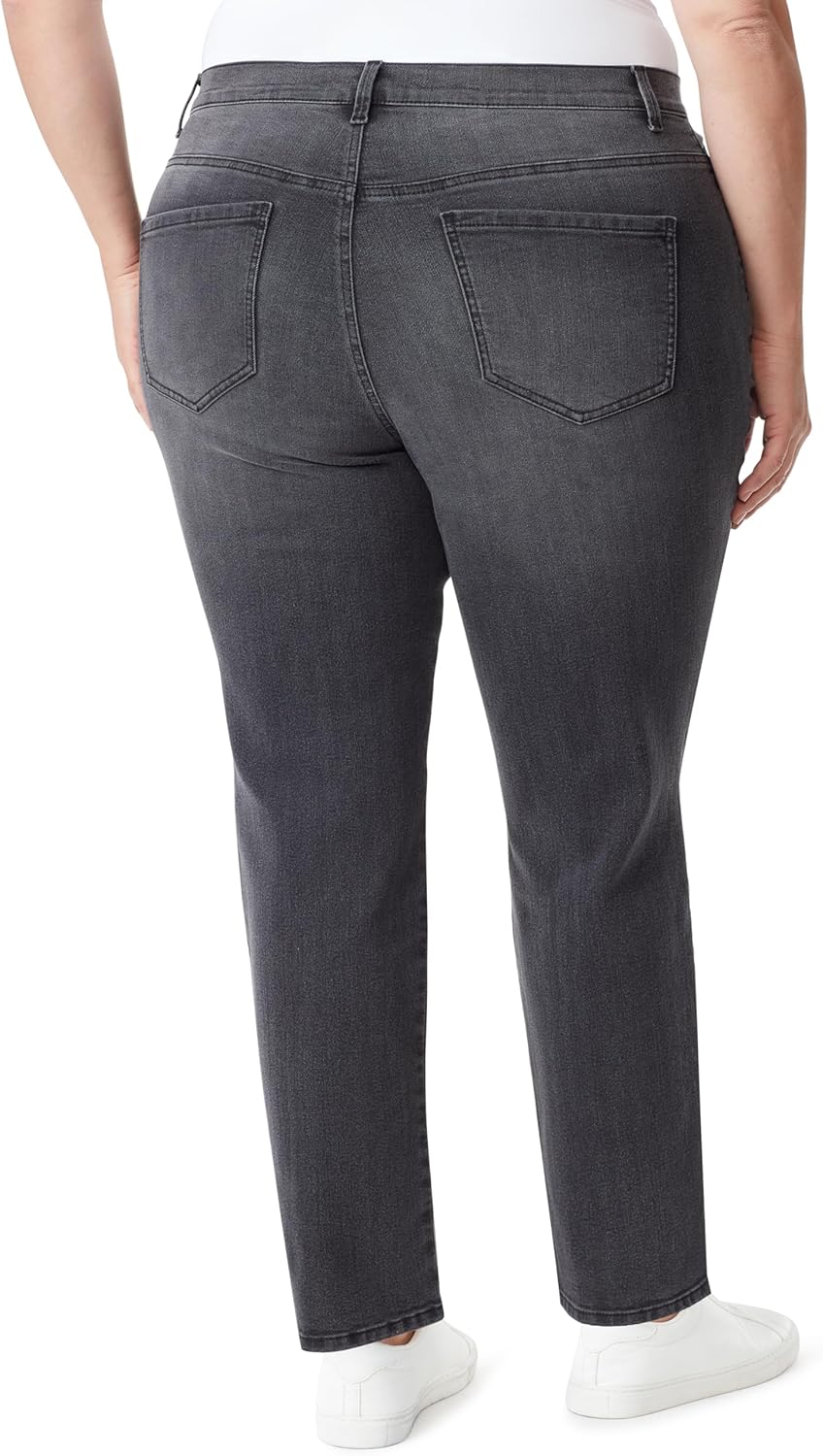 Gloria Vanderbilt Womens Amanda Classic High Rise Tapered Jean Plus - Image 2