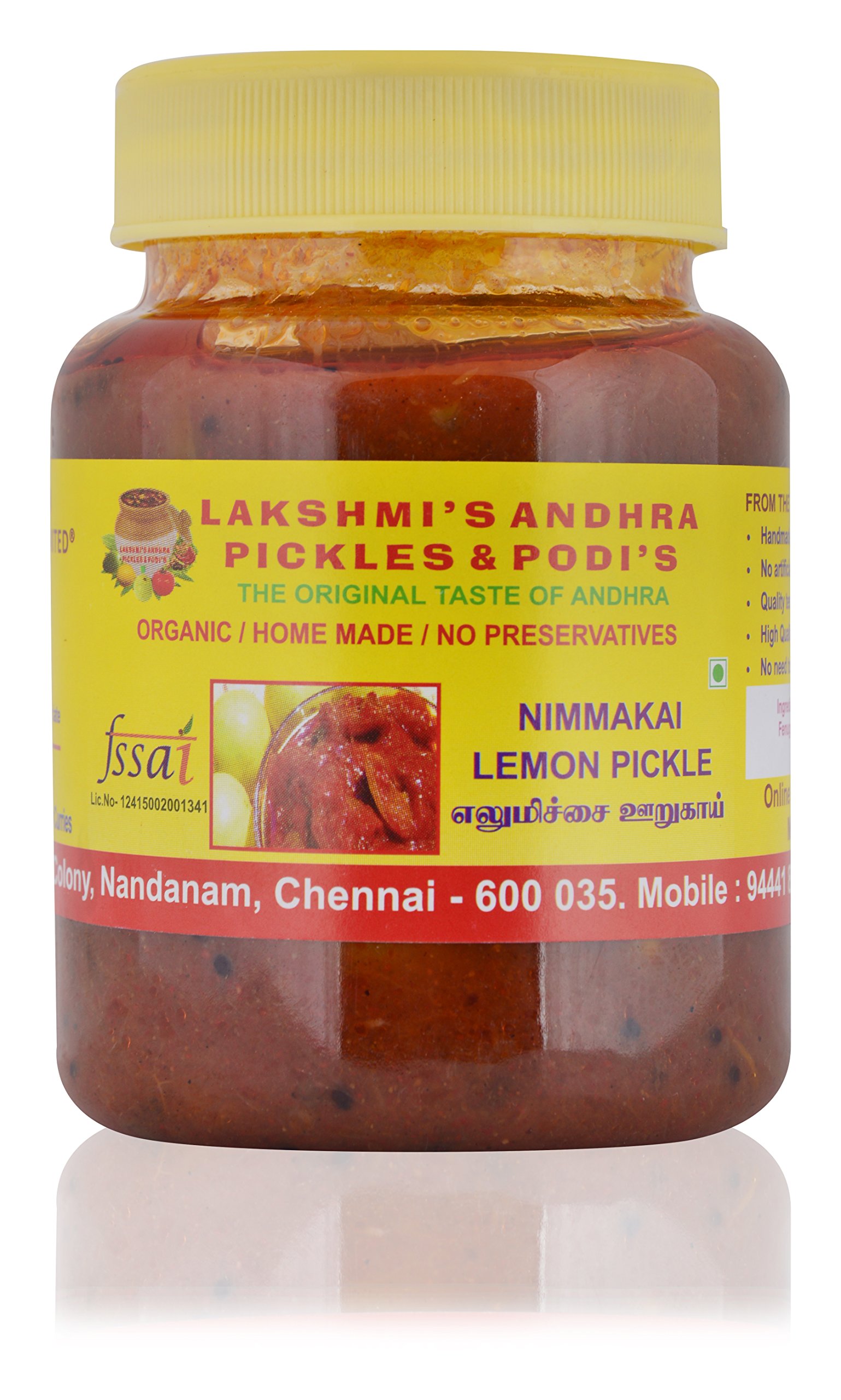 Lakshmi’s Gongura Lemon Pickle (Nimmakai) 1 kg (B0148OP468) Amazon Price History, Amazon Price Tracker