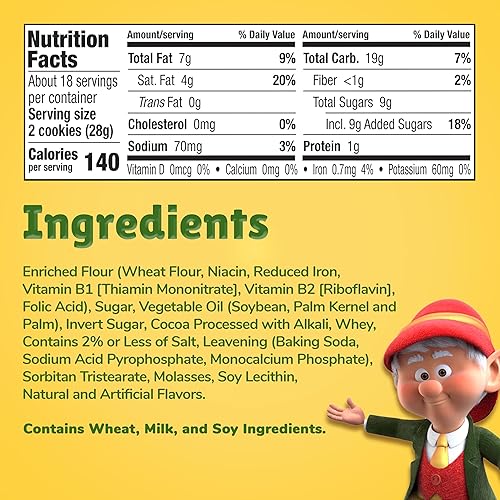 Miniatura 5 de Keebler Galletas de rayas Fudge, originales, 11.5 onzas