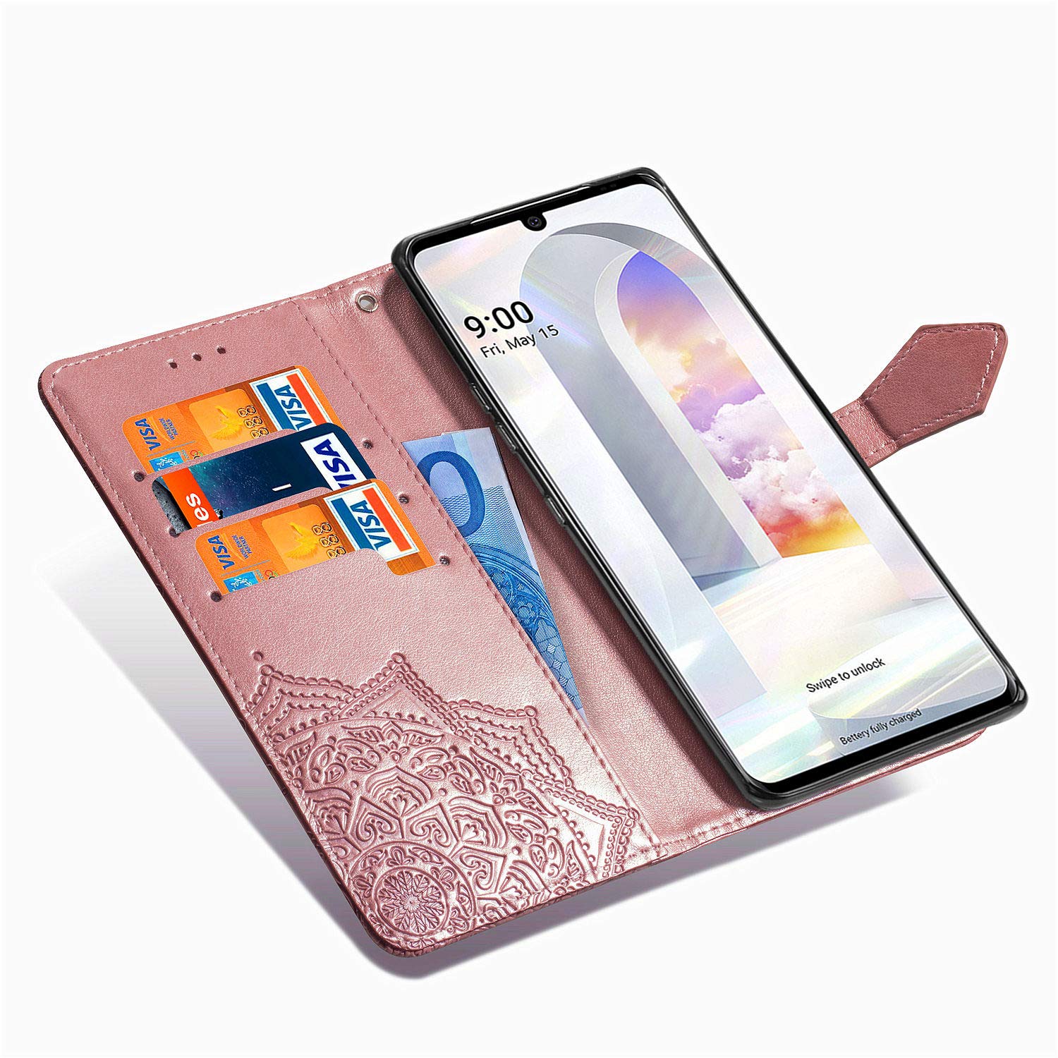 Amazon.co.jp: LG VELVET ケースキラキラ NTT ドコモ L-52A ケース