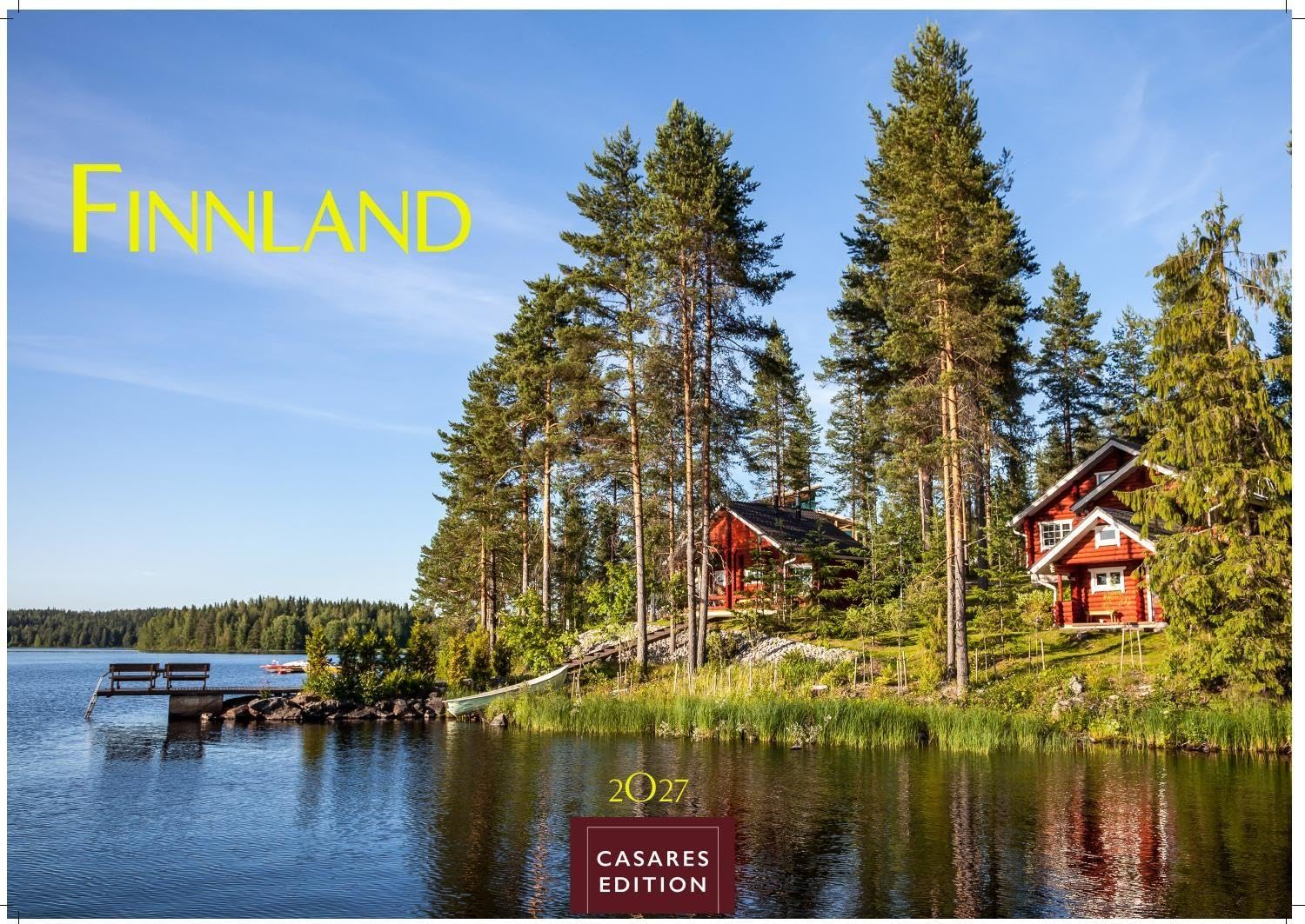 Finnland Kalender 2027 – Wandkalender | Fotokalender Nordeuropa 35x50cm Grosses Format – mit beeindruckenden Naturaufnahmen aus Finnland