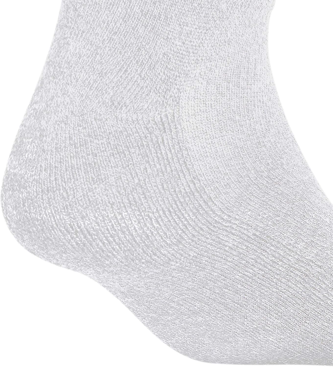 adidas Men's Athletic Cushioned 6-Pack Low Cut, White/Black Black/Aluminum 2, Large