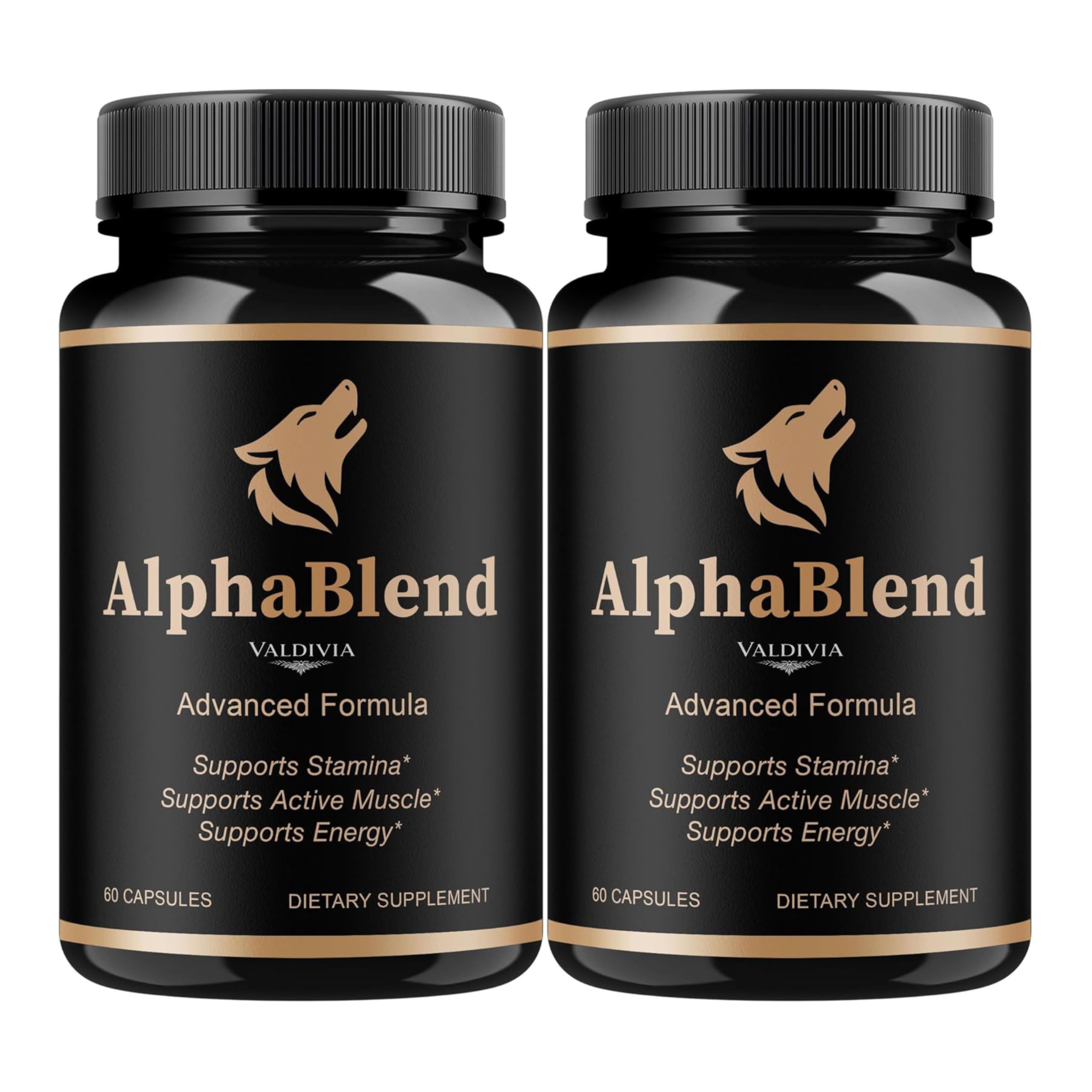 (2 Pack) Alpha Blend Capsules - Official AlphaBlend Advanced Formula Support - Maximum Strength, All Natural Alpha Blend Supplement for Overall Health & Wellness, 120 Capsules for 2 Months